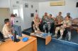 Návšteva veliteľa síl UNFICYP v priestoroch jednotky vojenskej polície