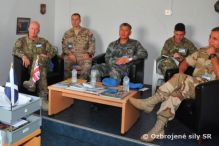 Pracovná návšteva v jednotke Vojenskej polície - UNFICYP
