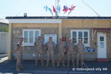 Ocenenie vojenských policajtov na Cypre