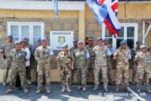 Prvá návšteva veliteľky síl na jednotke Vojenskej polície FMPU (Force Military Police Unit) v operácii UNFICYP na Cypre 