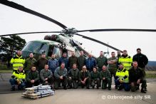 Bojov streby 51. krdla Preov neriadenmi raketami S-5 z vrtunka Mi-17M 
