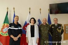 Nvteva vevyslankyne Slovenskej republiky a pridelenca obrany vo vojenskej opercii EUNAVFOR ASPIDES v Grcku