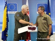 Generlmajor Kocian rokoval v Bosne s veliteom EUFOR